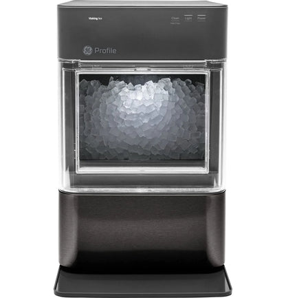 2.0 Countertop Nugget Ice Maker | Ice Machine with WiFi Connectivity | Smart Home Kitchen Essentials | Black Stainless