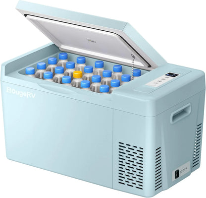 12 Volt Refrigerator 12V Car Fridge 23 Quart Portable Freezer Compressor Cooler 12/24V DC 110~240 Volt AC for Truck Van RV Camper SUV Travel Camping Road Trips Tailgating -7℉~50℉